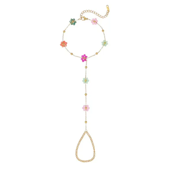 Gold_Flower_Hand_Chain_For_Women